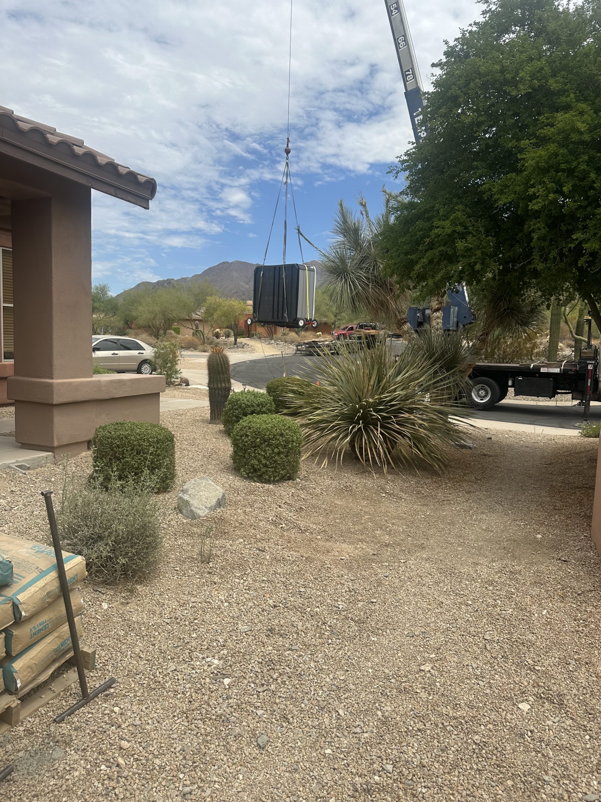 Hot Tub Movers lifting